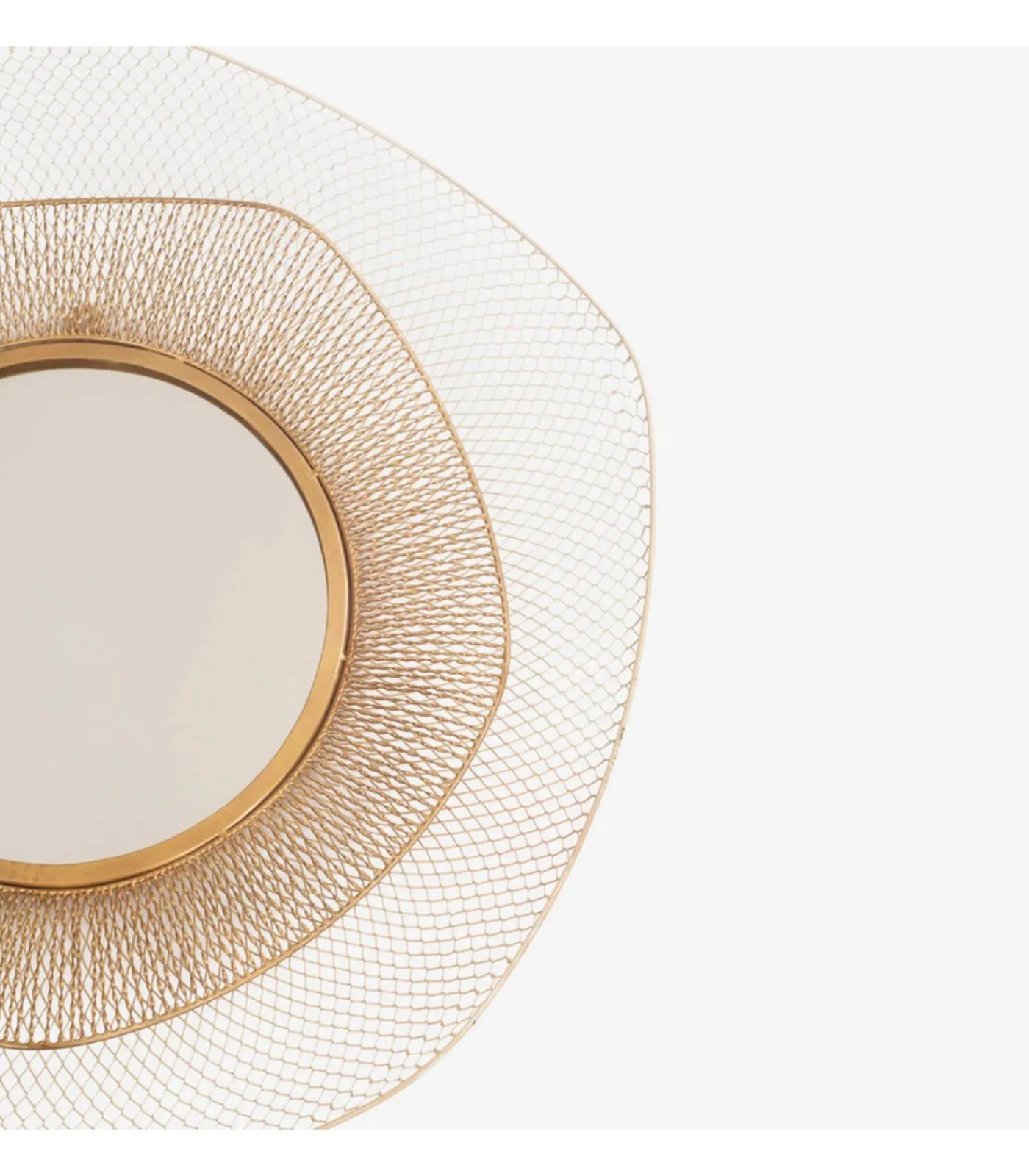 Set van 3 spiegels in organische vorm, 31 cm Spiegels