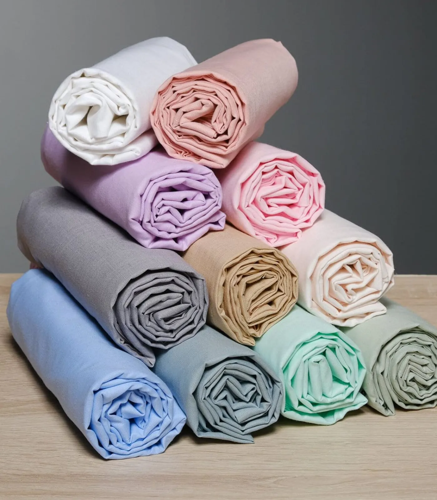 Set van 2 witte katoenen tergal-kussenslopen Kussenslopen