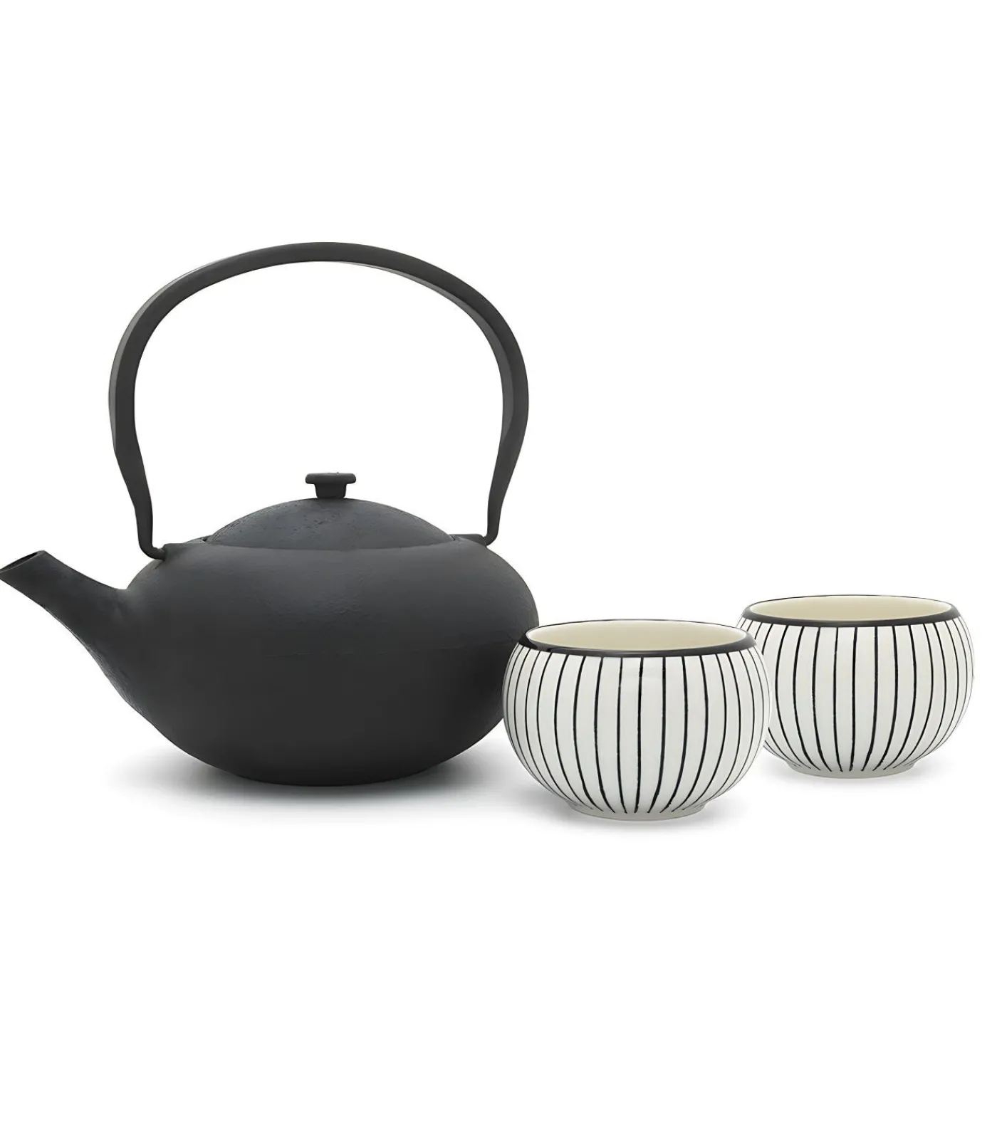 Discount Shanxi Giftset 2 Porseleinen Mugs, zwart Koffie & Thee Maken