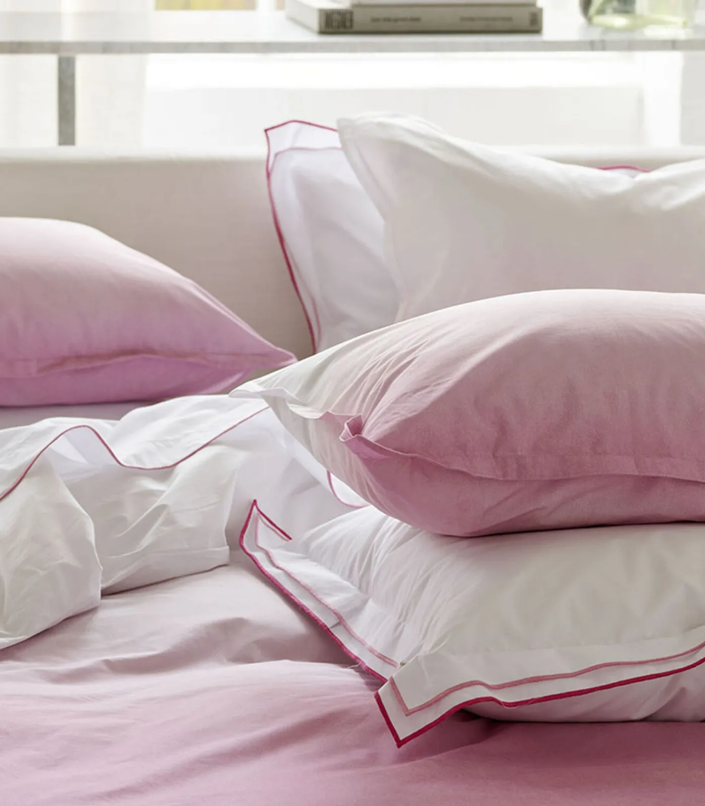 Sale Shoshi - Kussensloop in katoen perkal met print Kussenslopen