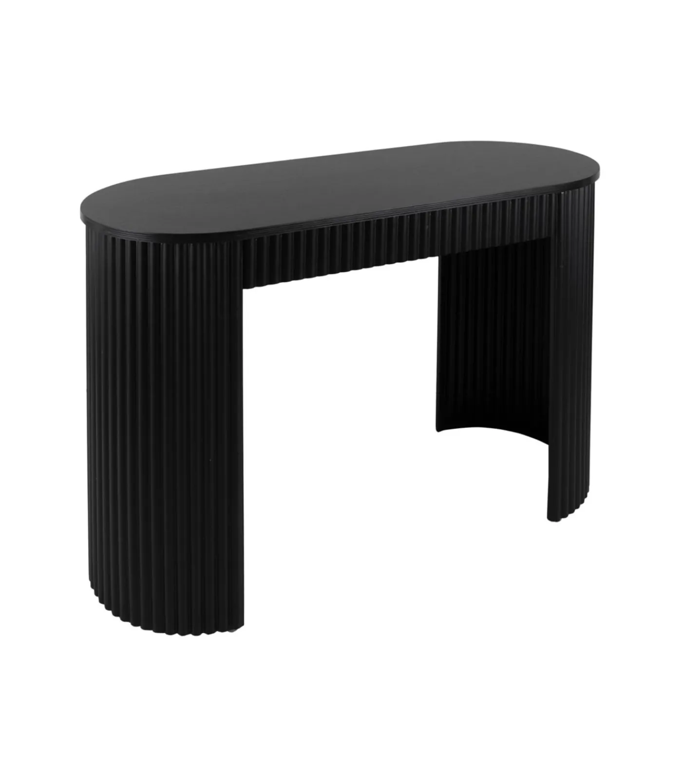 Sale Side table Estriado - Zwart - 100x40x76.5cm Tafels
