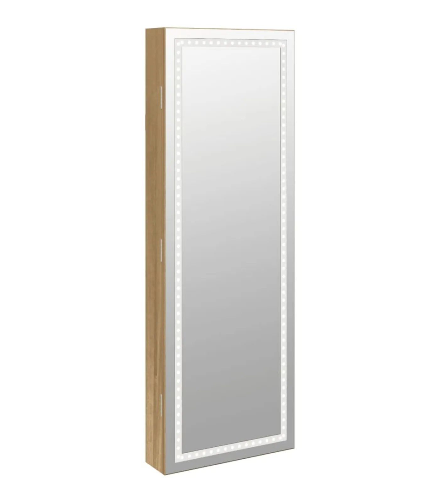 Clearance Sieradenkast met spiegel en LED wandgemonteerd Spiegels
