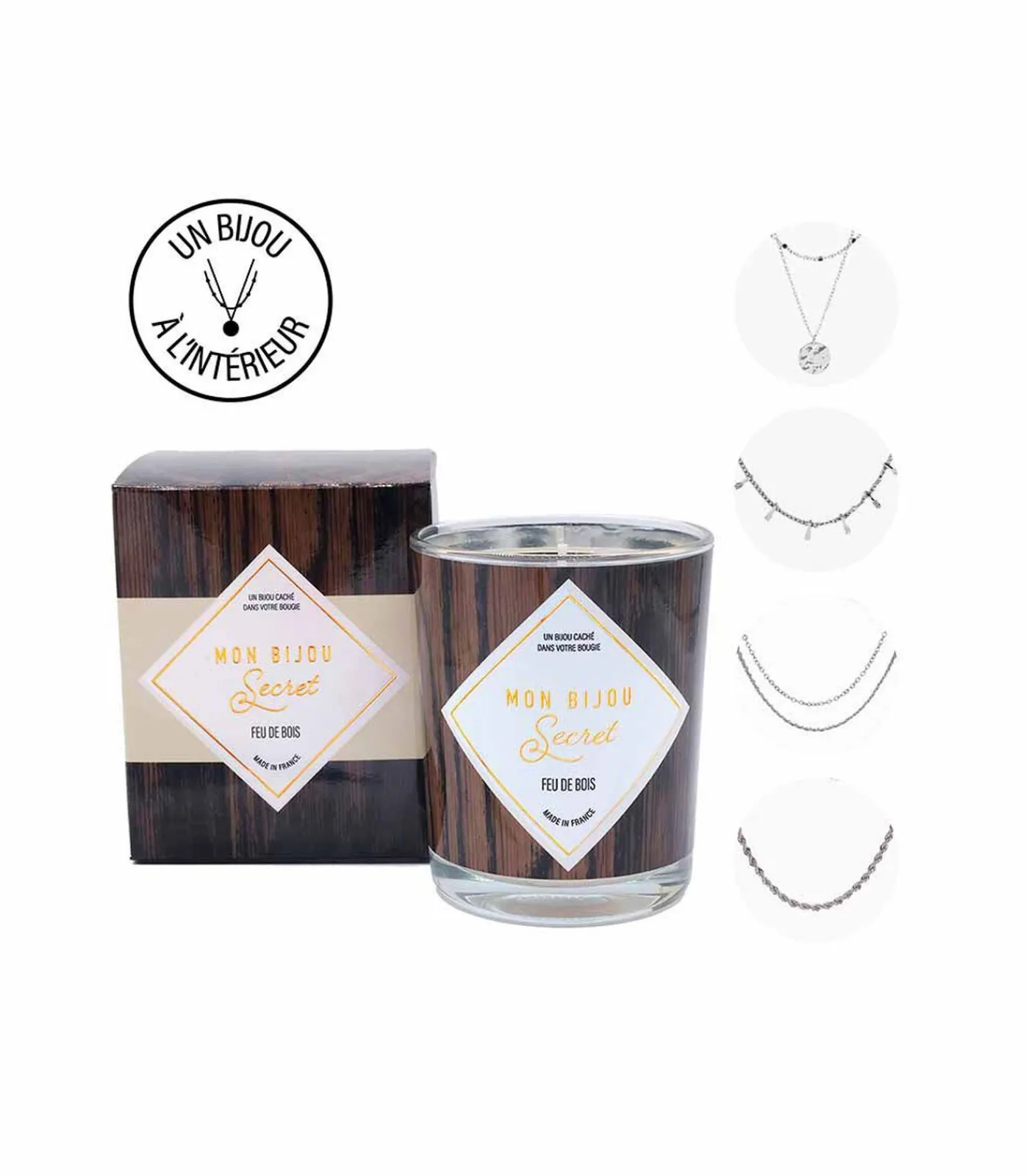 Discount Sierkaars Haardvuur Zilveren Ketting Kaarsen & Kaarshouders