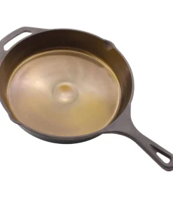 Skillet gepolijst gietijzer - koekenpan - PFAS vrij - geschikt voor alle warmtebronnen incl. BBQ en inductie Potten & Pannen