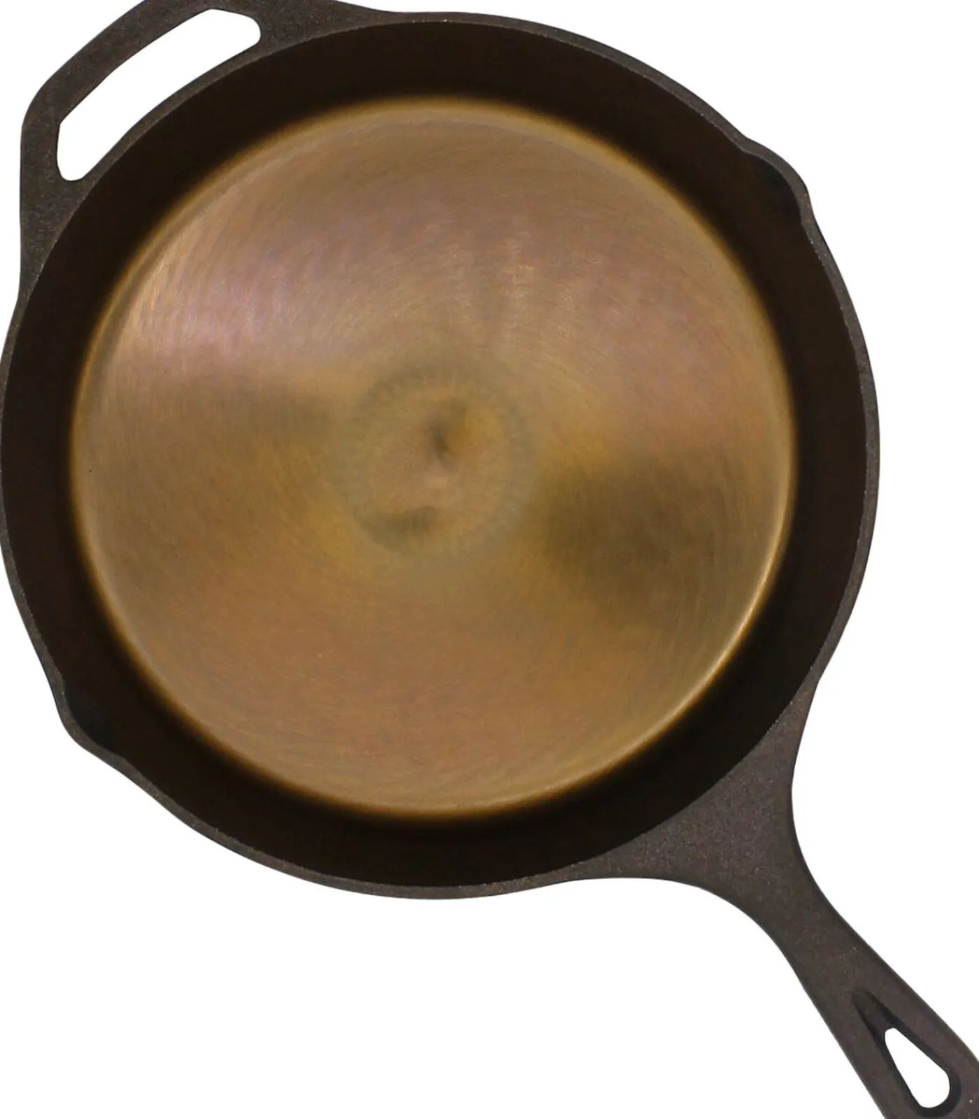 Skillet gepolijst gietijzer - koekenpan - PFAS vrij - geschikt voor alle warmtebronnen incl. BBQ en inductie Potten & Pannen