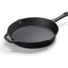 Sale Skillet gietijzer - 30 cm - koekenpan - PFAS vrij - geschikt voor alle warmtebronnen incl. BBQ en inductie Potten & Pannen