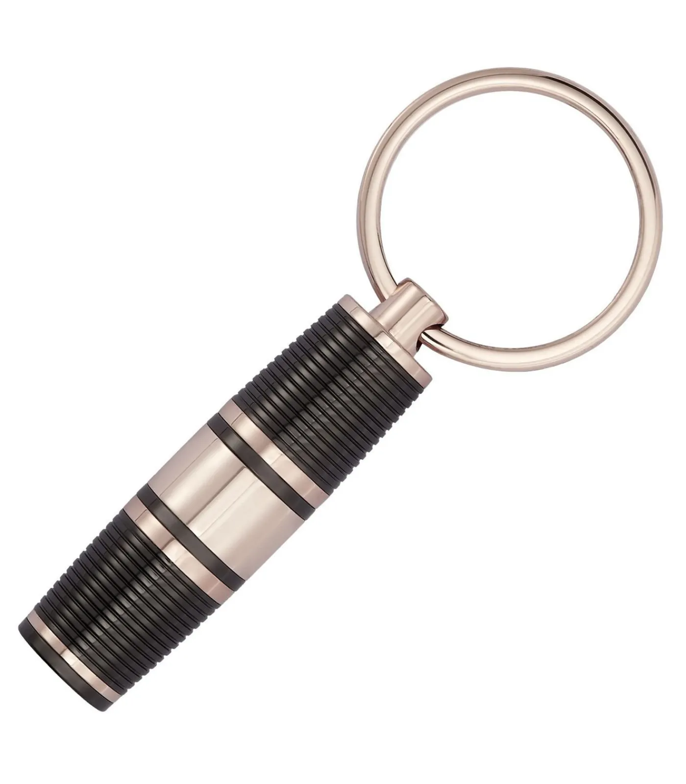 Outlet Sleutelhanger Bold Stripe Gun & Rosegold Decoratie