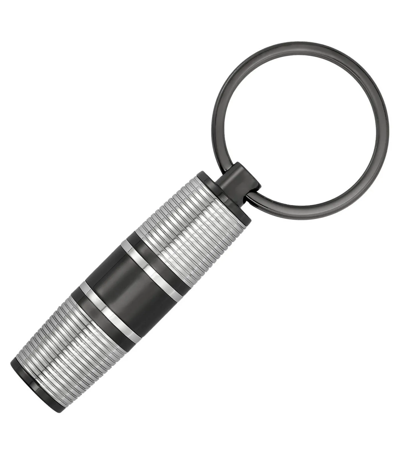 Online Sleutelhanger Bold Stripe Chrome & Gun Decoratie