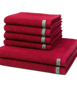 Hot Smart 6-delige handdoekenset Badset