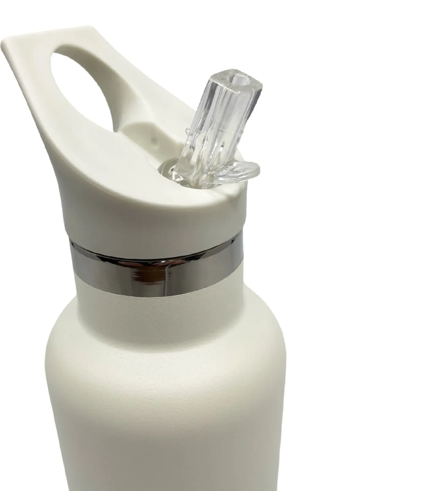 Online - RVS Thermos drinkfles 350ml - Zacht wit Keukenaccessoires