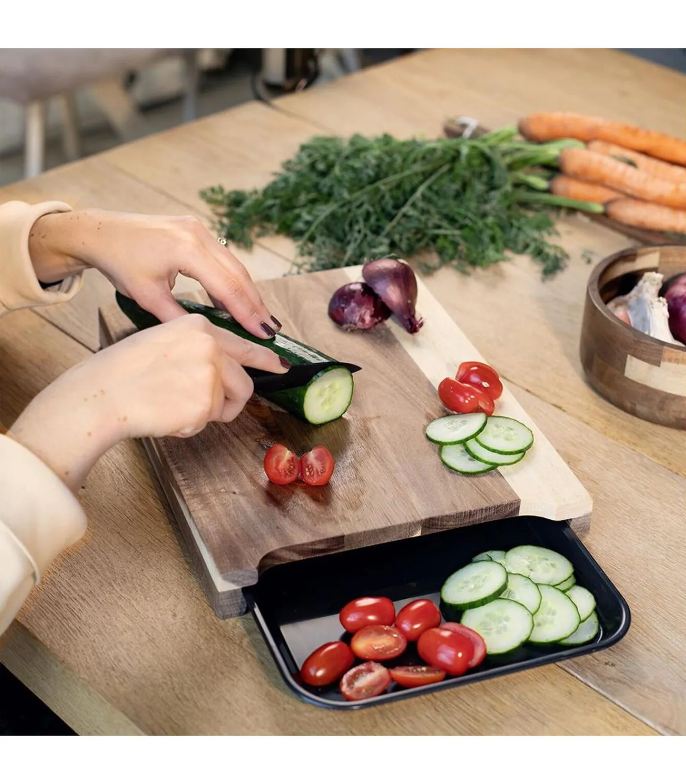 Discount Snijplank met lekbak Keukenaccessoires