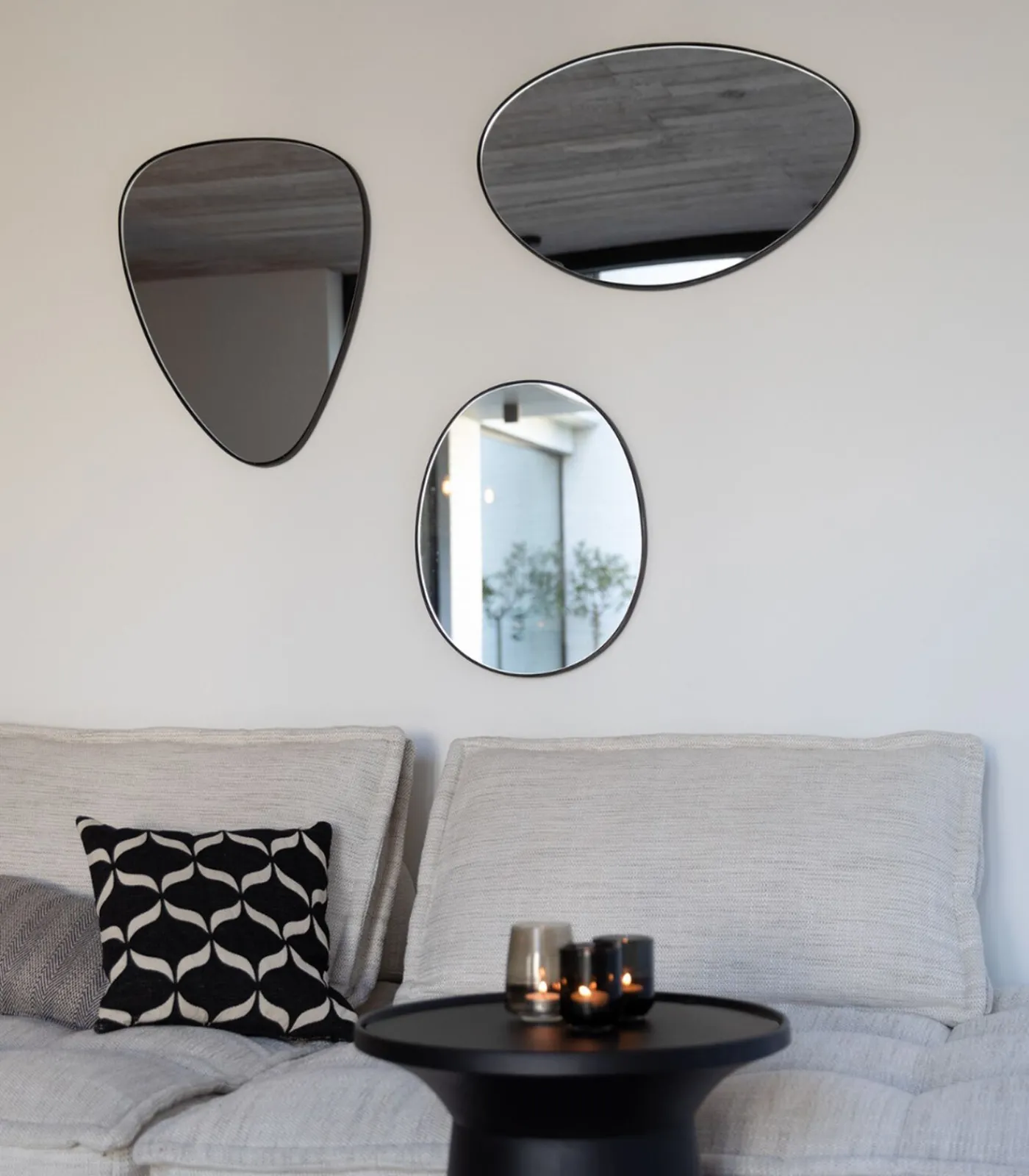 New Spiegel - Stone (set van 3) Spiegels