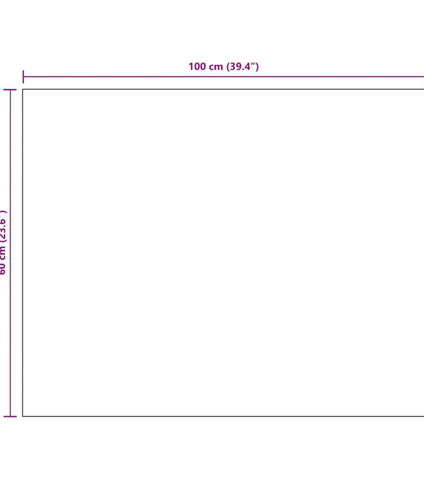 Outlet Spiegel frameloos 100x60 cm glas Spiegels