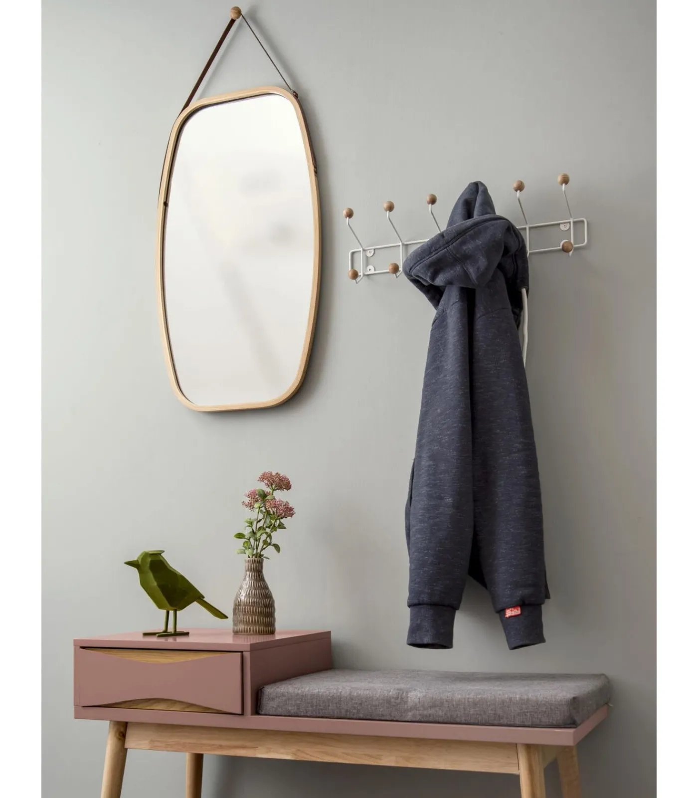 Hot Spiegel Idyllic - Naturel - 43x74 cm Spiegels