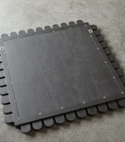 Best Spiegel in mindihout 92x92 cm Luca Spiegels