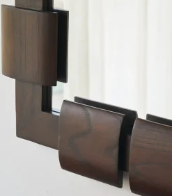 Clearance Spiegel in mindihout 85x67,5 cm Isaac Spiegels