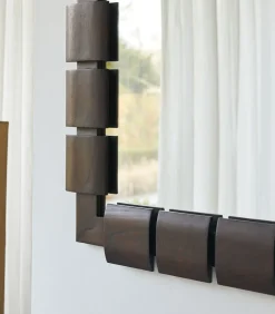 Best Spiegel in mindihout 100x80 cm Isaac Spiegels