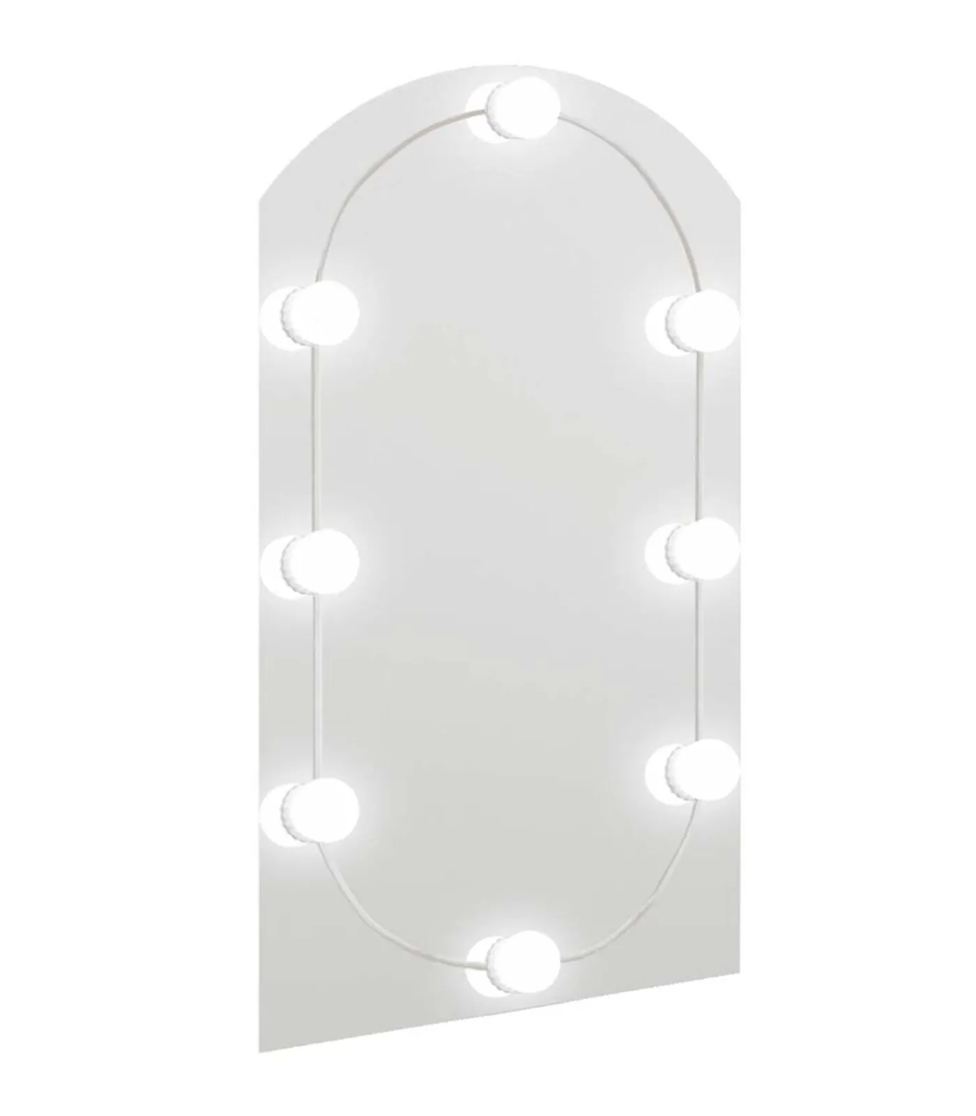 Clearance Spiegel met LED-verlichting boog 70x40 cm glas Spiegels