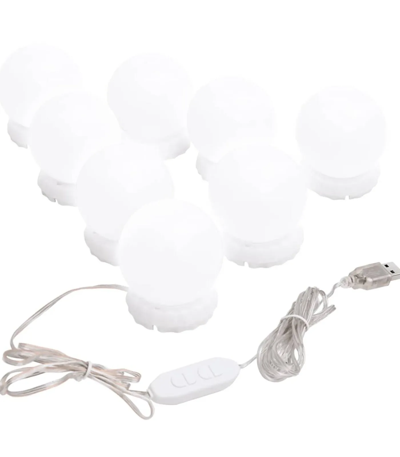 Clearance Spiegel met LED-verlichting boog 70x40 cm glas Spiegels