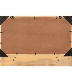 Best Spiegel met schap 80x8x55 cm glas en massief mangohout Spiegels