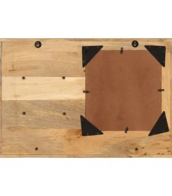 Sale Spiegel met schappen 80x8x55 cm glas en massief mangohout Spiegels