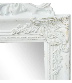New Spiegel vrijstaand barok stijl 160x40 cm wit Spiegels