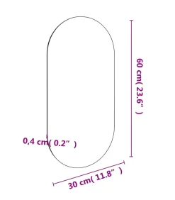 Clearance Spiegel 60x30 cm glas Spiegels