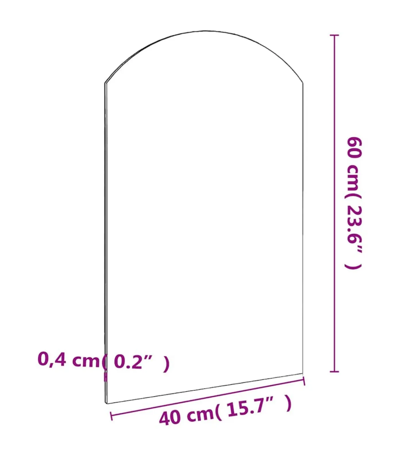 Sale Spiegel 60x40 cm glas Spiegels
