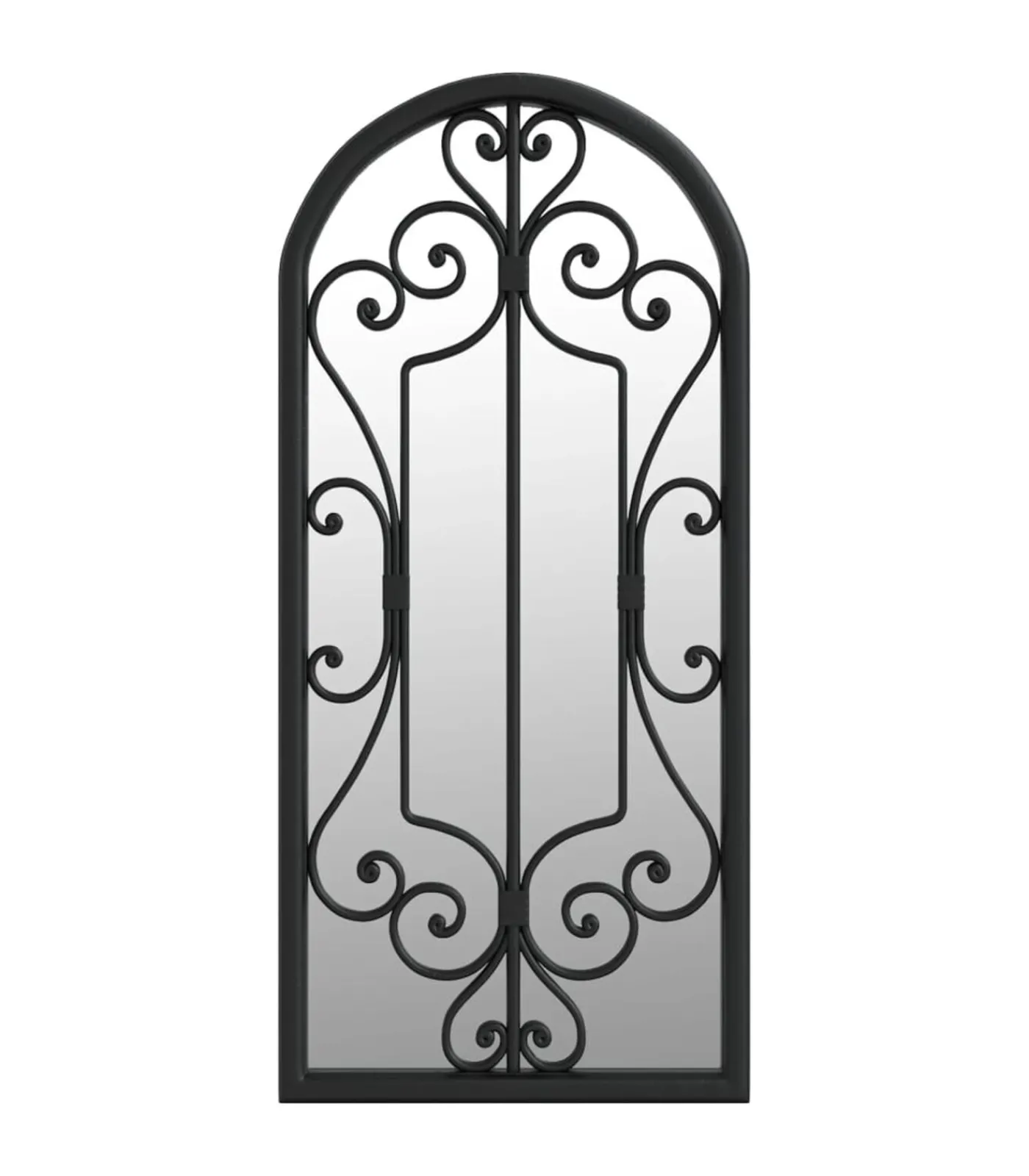 Online Spiegel 100x45 cm ijzer zwart Spiegels