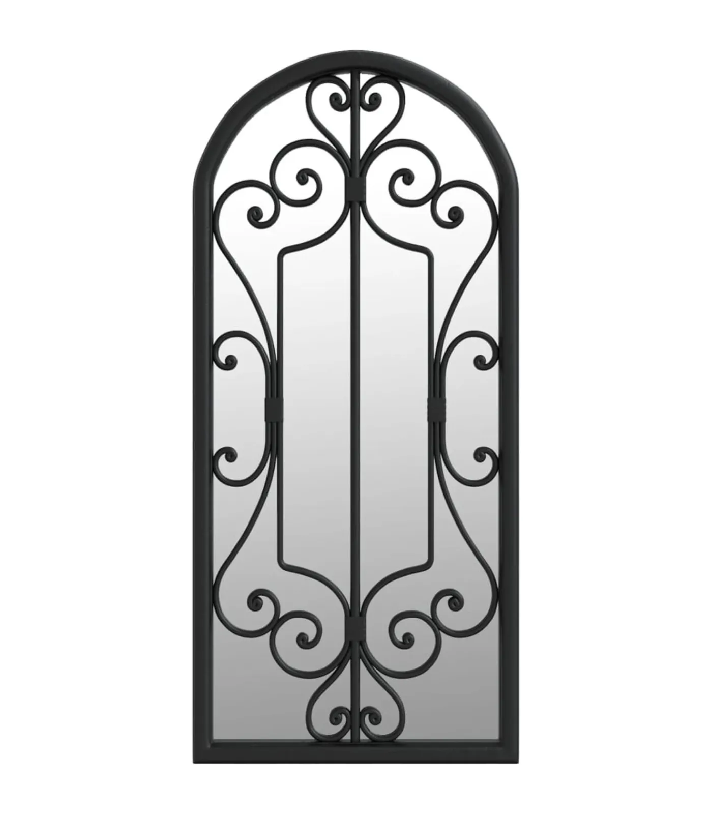 Online Spiegel 100x45 cm ijzer zwart Spiegels