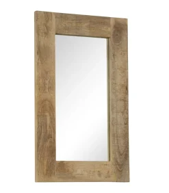 Spiegel 50x80 cm massief mangohout Spiegels