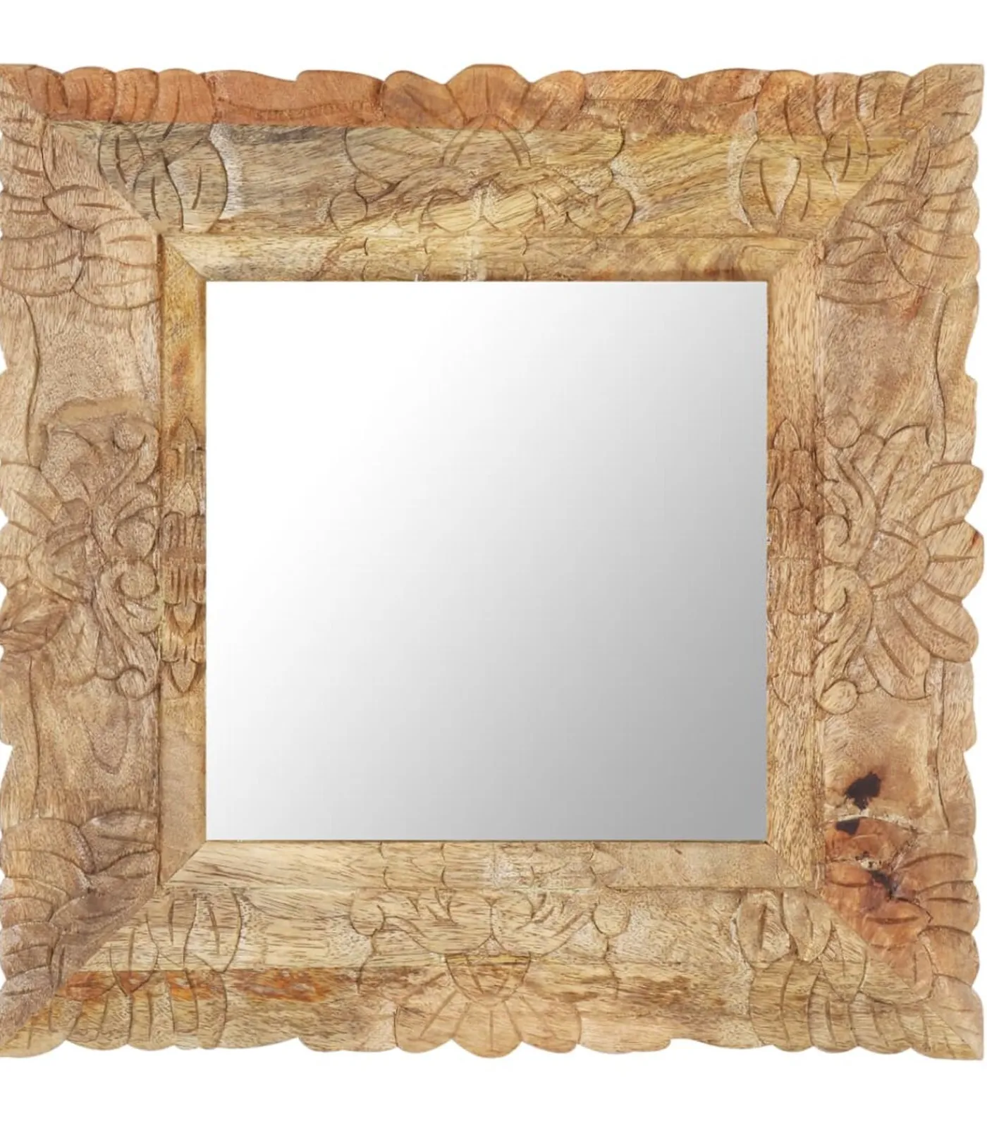 Best Spiegel 50x50 cm massief mangohout Spiegels