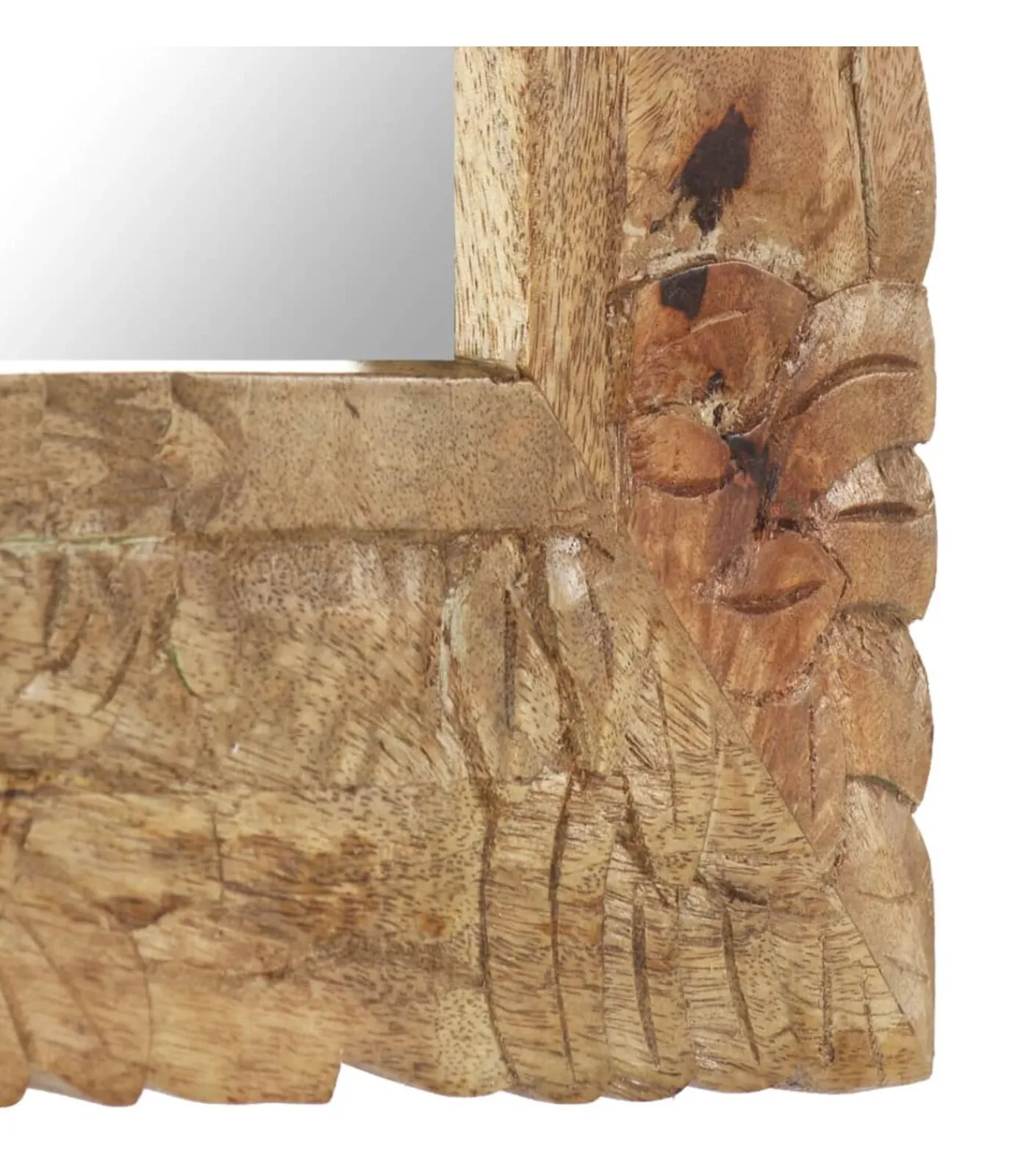 Best Spiegel 50x50 cm massief mangohout Spiegels