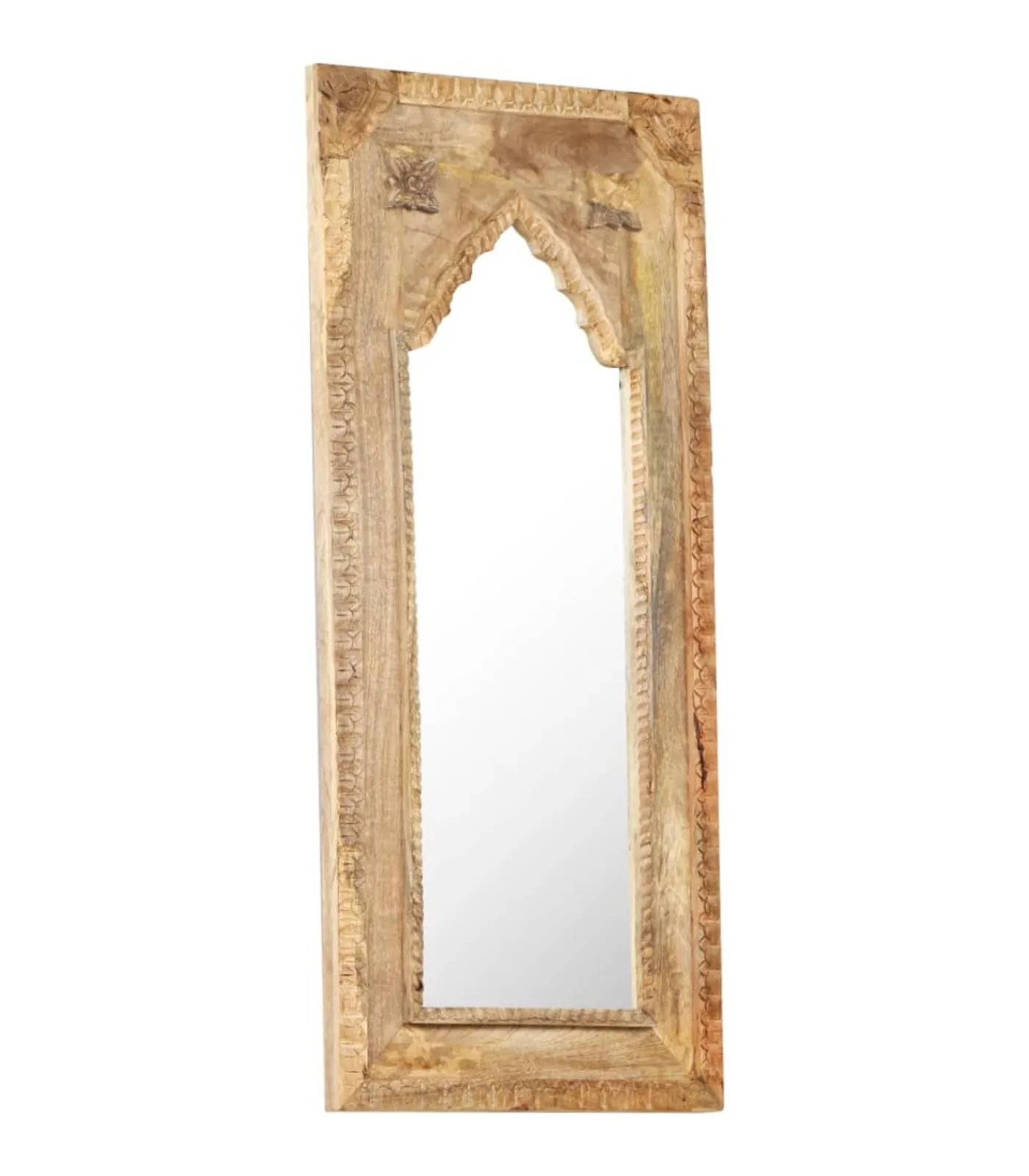 New Spiegel 50x3x110 cm massief mangohout Spiegels