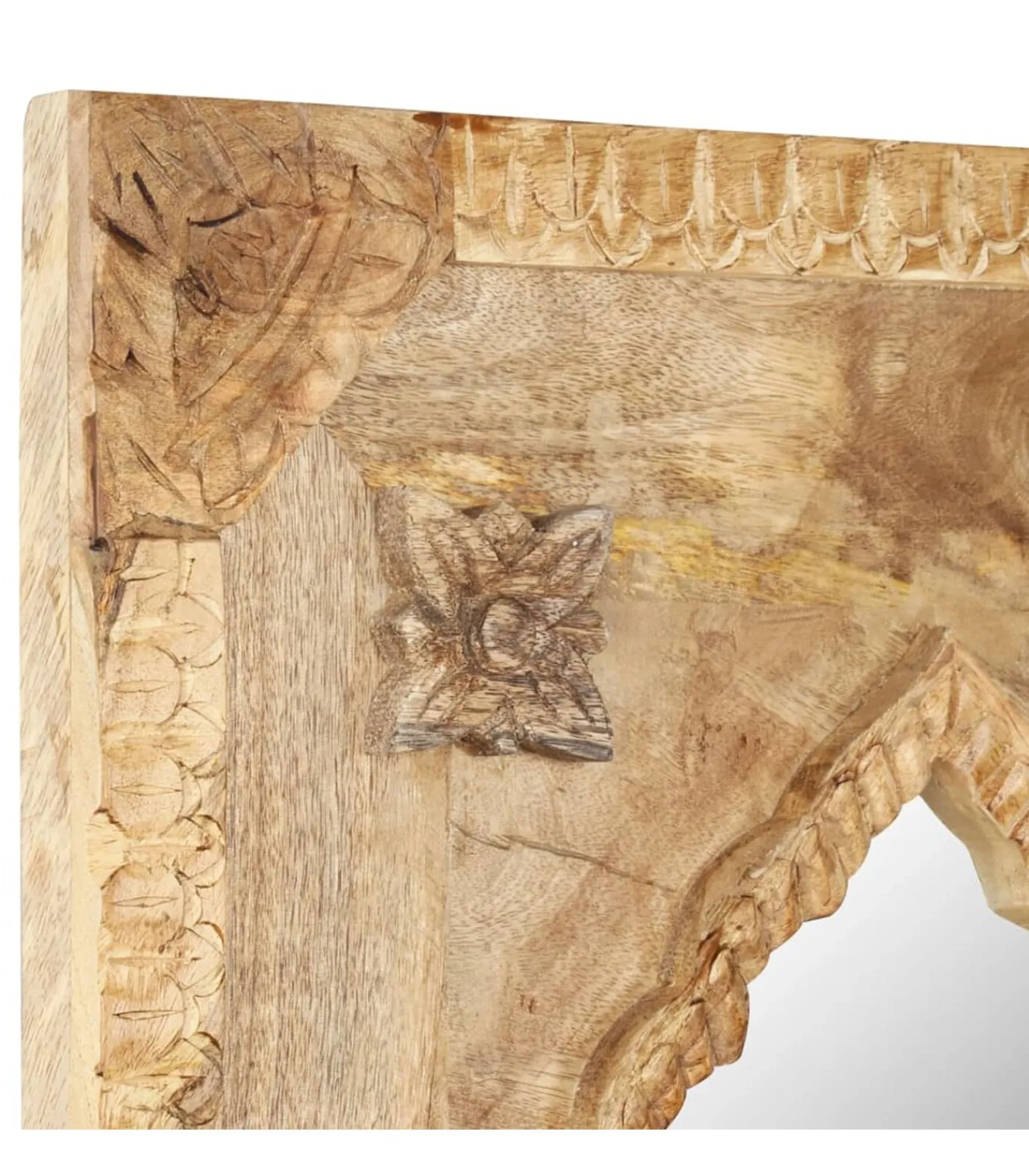 New Spiegel 50x3x110 cm massief mangohout Spiegels