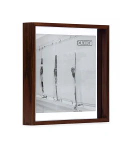 Sale SQUARE FLOATING Box 32 x 32 donker hout Fotolijsten