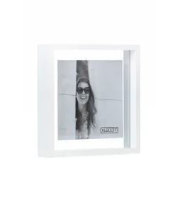 Outlet SQUARE FLOATING Box 25 x 25 wit Fotolijsten