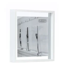 Sale SQUARE FLOATING Box 32 x 32 wit Fotolijsten