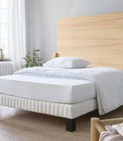 Sérénité - Molton matrasbeschermer van katoen 220 g/m² Matrasbeschermer