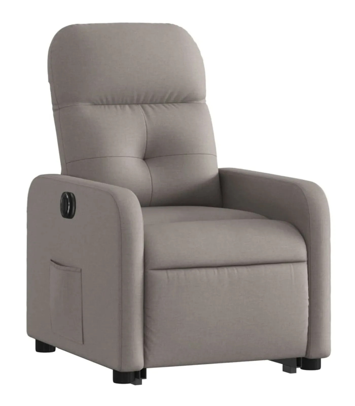 Hot Sta-op-stoel elektrisch verstelbaar stof taupe Zetels