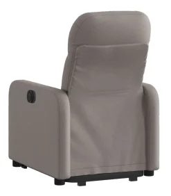 Hot Sta-op-stoel elektrisch verstelbaar stof taupe Zetels