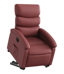 Hot Sta-op-stoel kunstleer wijnrood Zetels