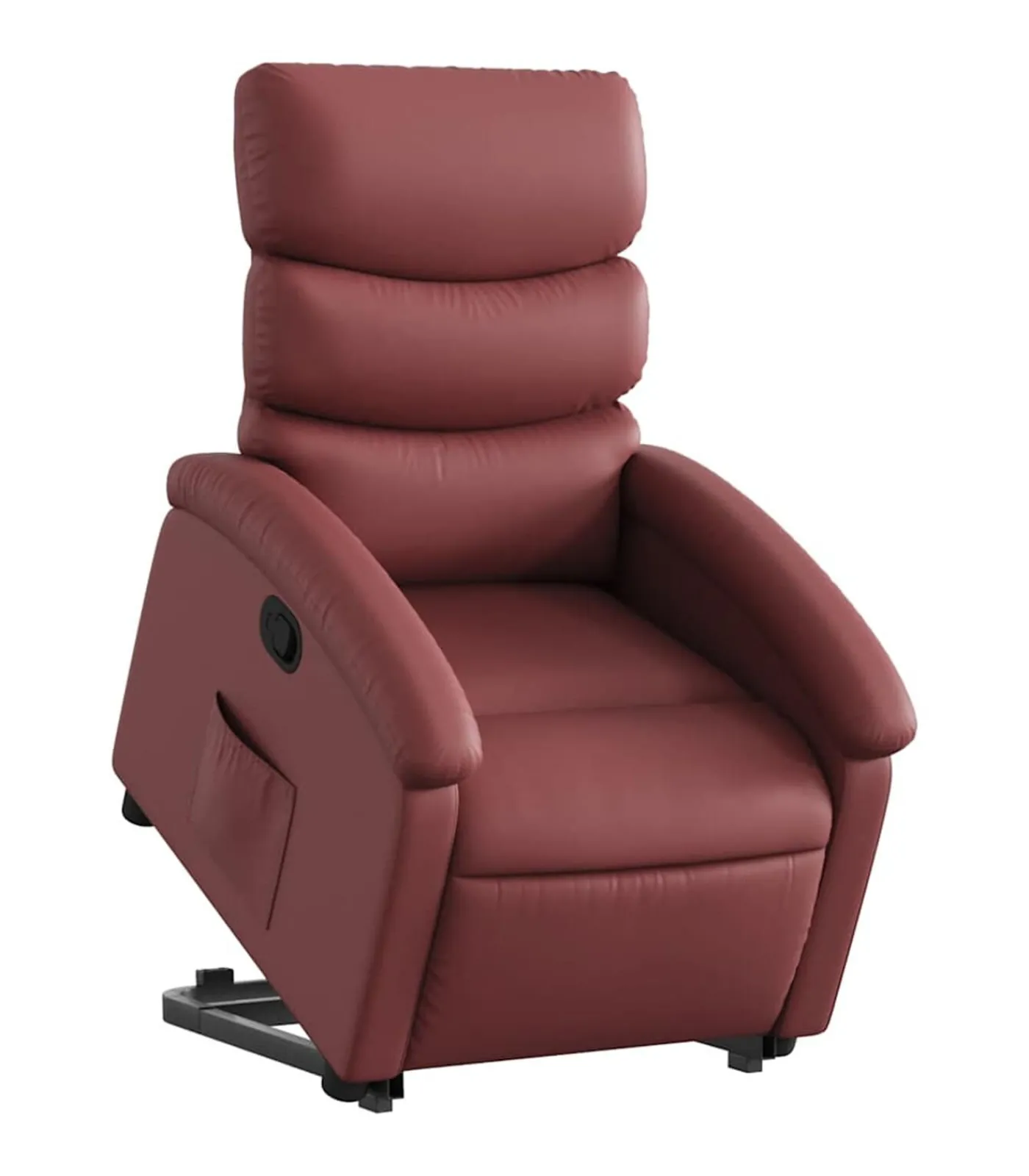 Hot Sta-op-stoel kunstleer wijnrood Zetels