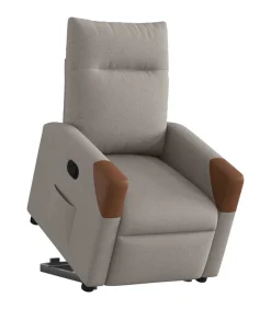 Outlet Sta-op-stoel verstelbaar stof taupe Zetels