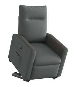 Hot Sta-op-stoel verstelbaar stof donkergrijs Zetels