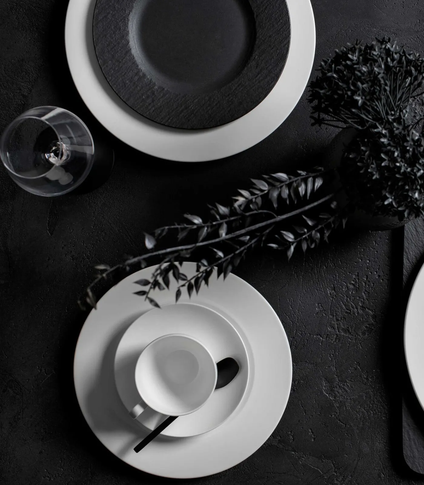 Online Starter Set 6tlg. EC Manufacture Rock Tafelgerei