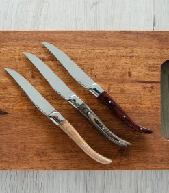 Hot Steakmes grijs Corta - set/4 Bestek