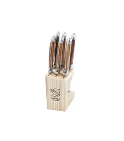Discount Steakmessen Premium Line Dark Wood - 6 stuks Bestek
