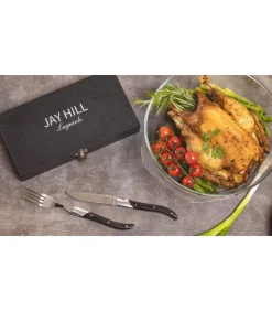 Best Steakvorken Laguiole - Zwart - 6 Stuks Bestek