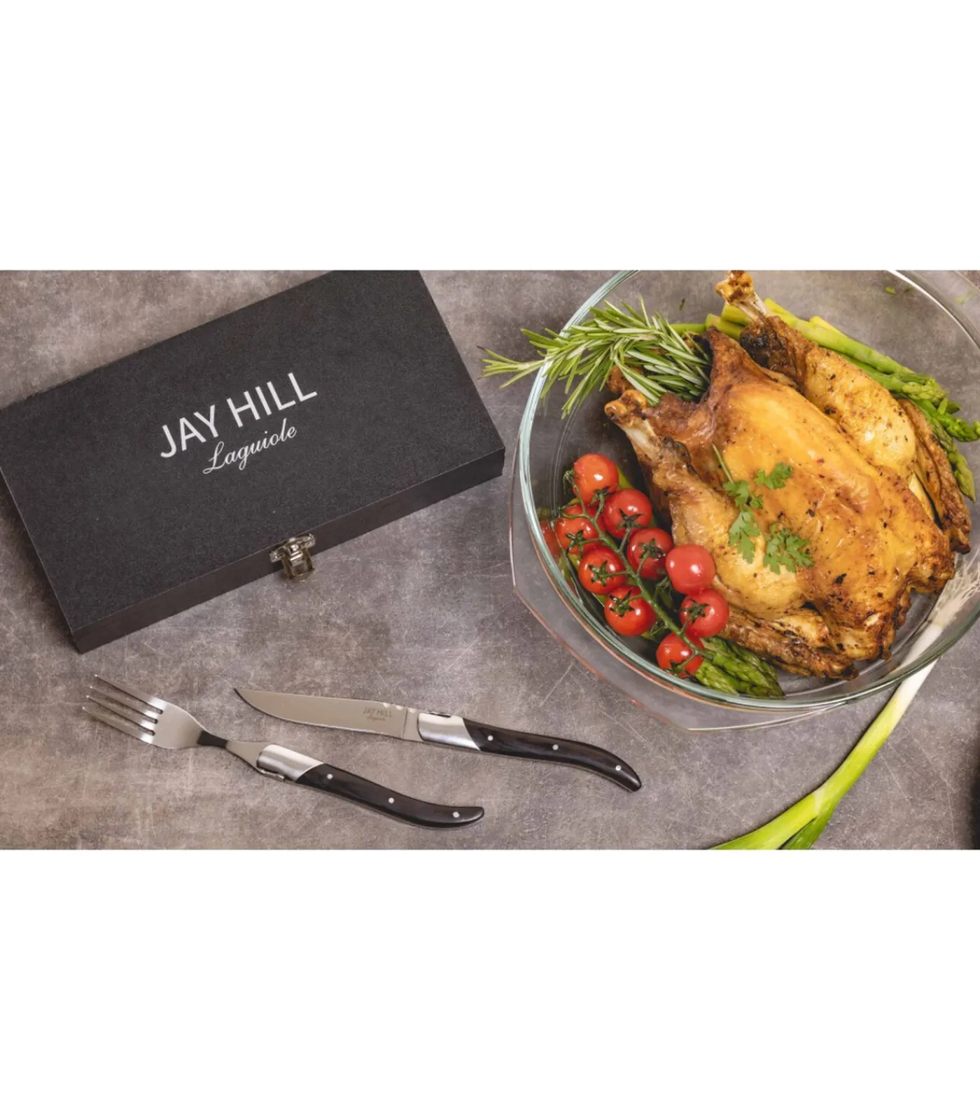 Best Steakvorken Laguiole - Zwart - 6 Stuks Bestek